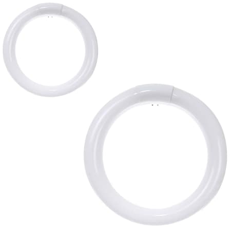 Sunlite FC8T9/DL 8-in. T9 Round Fluorescent Circline Lamp, 22W, 1050 Lumens, 6500K, G10Q 4-Pin Base, 2PK 41937-NS